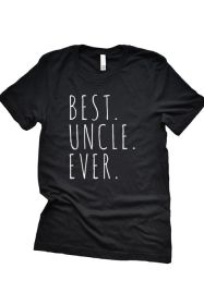 Best Uncle Ever Tee (Color: Green, size: S)